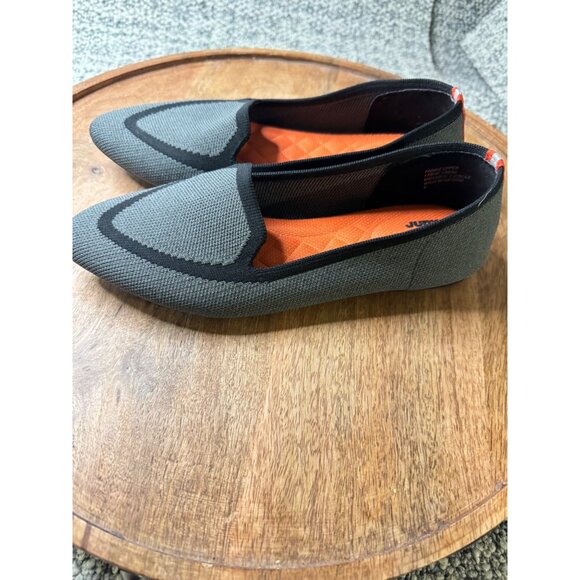 BIRDIES/JUDY BLUE collab Gray Women's FLATS - Picture 3 of 11